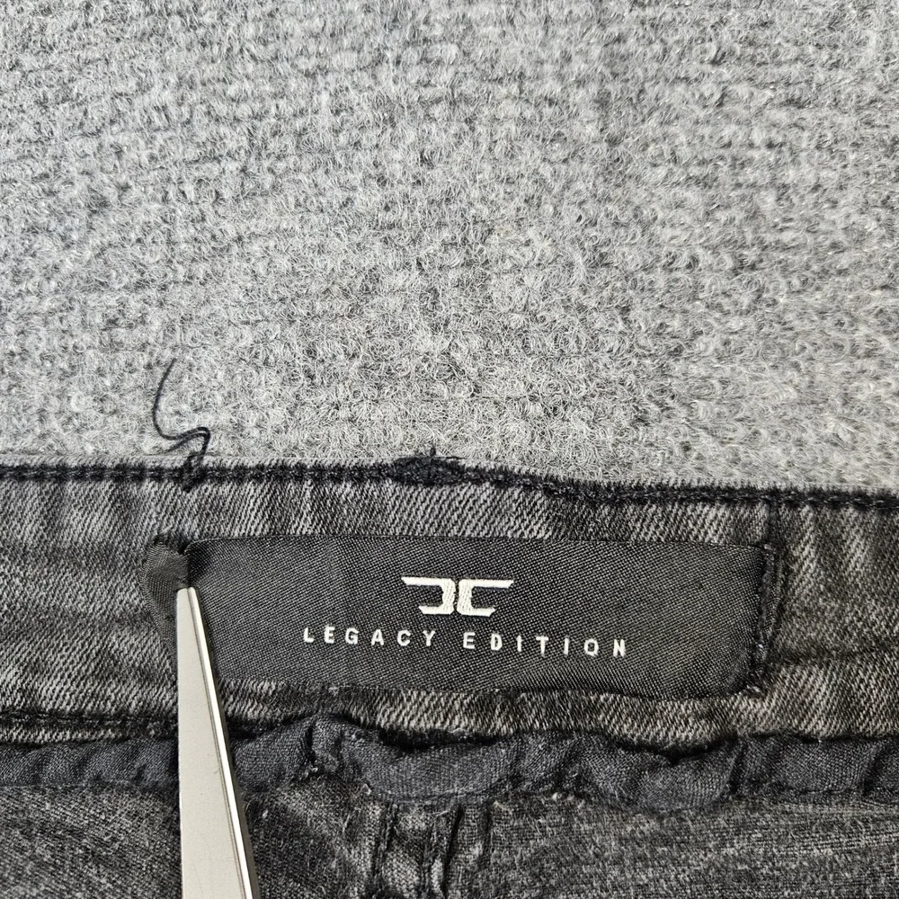 Jordan Craig Legacy Edition Distressed Side Stripe Jeans Black MensJM1933